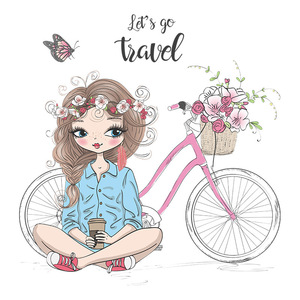 Pegatinas Infantiles <span class=keywords><strong>para</strong></span> <span class=keywords><strong>Pared</strong></span> <span class=keywords><strong>de</strong></span> Dormitorio, Diseño <span class=keywords><strong>de</strong></span> Bicicleta y Niña <span class=keywords><strong>de</strong></span> Dibujos Animados, Pegatinas <span class=keywords><strong>de</strong></span> Flores <span class=keywords><strong>para</strong></span> <span class=keywords><strong>Pared</strong></span>, Decoraciones <span class=keywords><strong>de</strong></span> Princesa, Calcomanías <span class=keywords><strong>de</strong></span> <span class=keywords><strong>Pared</strong></span> - Product Image 1