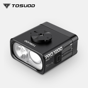 TOSUOD Faro per Bicicletta Impermeabile <span class=keywords><strong>4000mAh</strong></span>, Luce Notturna a Sgancio Rapido per Bici da Montagna, Strada e Pieghevole - Product Image 1