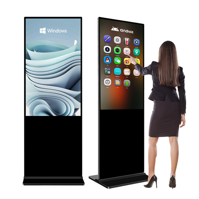 Indoor Digital Advertising Standee Android I3 I5 I7 Wayfinding Signing Kiosk Smart Display Digital Wayfinding Signage Solution