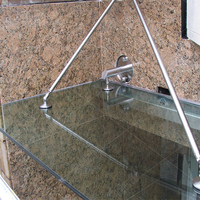 Toldo resistente a los Typhoon, Un policarbonato de sombra irrompible, ventana solar de vidrio de aluminio, toldo usado en venta