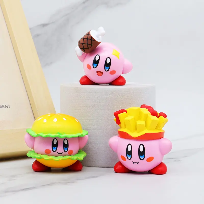 Food Star Kabi Cute Hand Set Pvc Doll Twist Egg Blind Box Car Modelo decorativo Decoración al por mayor