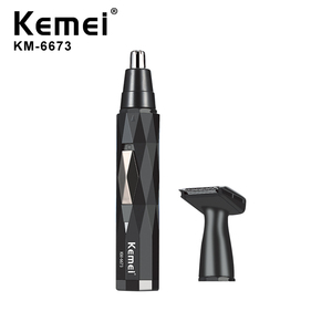 Kemei Km-6673 <span class=keywords><strong>Tondeuse</strong></span> électrique professionnelle indolore pour le nez et les oreilles pour hommes - Product Image 1