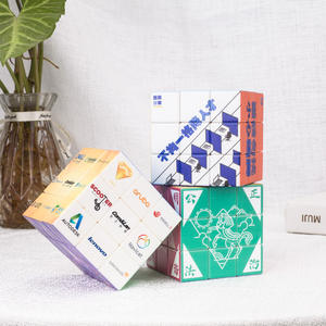Cubes magiques en papier publicitaire promotionnel personnalisé <span class=keywords><strong>Cube</strong></span> <span class=keywords><strong>photo</strong></span> magique pliant magnétique 2024 - Product Image 4