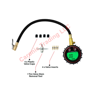 Bộ đo áp suất lốp kỹ thuật số chính xác Roadpower 446 với màn hình LCD và thiết kế nhỏ gọn, hoàn hảo để theo dõi áp suất lốp - Product Image 3
