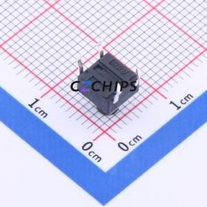 K2-6639DP-G3SW-04 Tactile Switch Through hole Component (THT)-4P,6x6mm Switch 1.8N Through Hole 6mm 6mm - Product Image 2