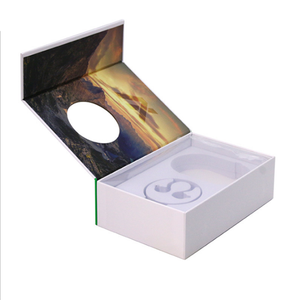 Customize Wired Headphone Earphones Packing Paper Box For Electronic Product