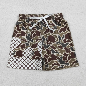 Listos para Enviar, Bajo MOQ, Pantalones Cortos de Camuflaje con Bolsillos para Bebés y Niños Pequeños, Pantalones Cortos de Verano para Niños - Product Image 4