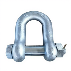 Grillete Doble Tipo D - Capacidad de Carga de 10 Toneladas, Bloqueo Manual, Acero al Carbono Tipo Arco con Conexión de Elevación con Tuerca Anti-Desprendimiento - Product Image 2