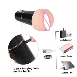Vagina Real para hombres, Masturbador Masculino de doble orificio, Vagina suave, TPE, Oral, Vaginal, vibrador sexy - Product Image 6