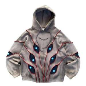 Sudaderas con Capucha para Hombre con Estampado Personalizado, de Alta Calidad, Estilo Vintage, Lavado Ácido, Tallas Grandes, Bordadas - Product Image 3