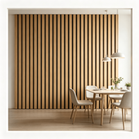 Panneau acoustique en bois ignifuge de classe A, MDF, NRC 0.8, certifié insonorisant