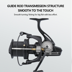 Cần câu biển siêu lớn, cần câu cá biển, máy câu quay, cần câu cá suối, <span class=keywords><strong>8000</strong></span>-14000, màu đen, câu cá lớn, cần câu tầm xa - Product Image 4