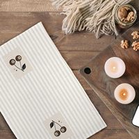 Striped Cotton Kitchen Tea Towels, Soft Absorbent Reusable Dish Towels for Farmhouse Home Baking Cooking Restaurant Wholesale