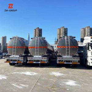 Prix d'usine en acier inoxydable/aluminium semi-remorque citerne de carburant pour essence et diesel remorques de camion - Product Image 2