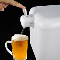 Lot de 6 glacières portables écologiques en plastique pour bière en canette, distributeur de bière pour pique-nique, plage, sports de plein air