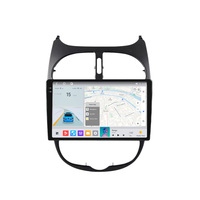 MEKEDE-Reproductor multimedia con Android para coche, Radio con navegación GPS, 8 núcleos, 8GB + 256GB, para Peugeot 206 2004-2008, ADAS, DVR, TPMS