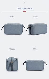 Women's Eco-Friendly <b>Nylon</b> Beauty Cosmetic <b>Bag</b> Zipper Closure Fashionable Waterproof Makeup Pouch Printed Design Custom Logo - Product Image 4