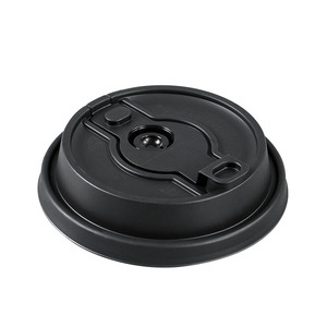 Disposable <b>Cup</b> Lid 90mm Diameter Leak Proof Thickened PP Material For Milk Tea Paper <b>Cups</b> Round Shape - Product Image 1