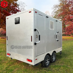 Remorque de salle de bain portable <span class=keywords><strong>VIP</strong></span> avec climatisation Design moderne Toilettes mobiles pour grands rassemblements en plein air utilisées comme toilettes - Product Image 3
