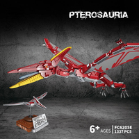 Bloques de Construcción FC6205, Película de Dinosaurios Jurásicos, Parque de Animales, Modelo de Pterodáctilo, Ladrillos de Juguete para Niños, Regalos