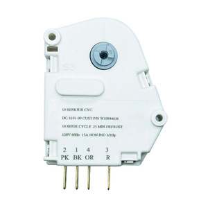 Minuteur de dégivrage pour réfrigérateur Whirlpool W10844636, cycle de 10 heures, dégivrage de 25 minutes, 120V 60Hz - Product Image 1