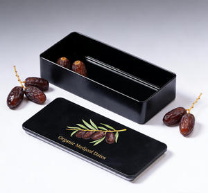 Boîte en métal rectangulaire personnalisée de petite taille, adaptée aux aliments, pour chocolats, biscuits, emballage en métal imprimé sur mesure - Product Image 2