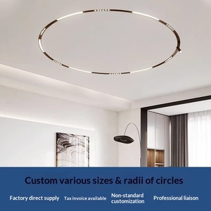 <span class=keywords><strong>Rail</strong></span> magnétique LED encastré à montage en surface, indice d'indice de couleur élevé, anneau en aluminium, sans éclairage principal, <span class=keywords><strong>rail</strong></span> épaissi - Product Image 4