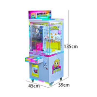 Mini machine à griffes en métal, machine à poupées, jeu d'arcade à pièces pour enfants, utilisation en intérieur et en extérieur