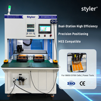 Machine de soudage par points à condensateur pour usage industriel Styler, pour batterie lithium-ion, haute précision, certifiée CE 2026