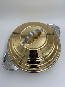 Casserole à prix imbattables avec finition dorée, design antique, en métal artisanal, en vente par les exportateurs - Product Image 6