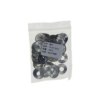 Rondelles Belleville à ressort en acier inoxydable 304 de 15,4*1,1 mm pour piles bouton CR2032, pour la recherche sur les piles bouton, marque ATSM, 100 pièces/sac