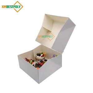 Boîte en papier de qualité alimentaire pour pâtisseries, gâteaux, beignets, boîtes d'emballage en papier à ouverture automatique personnalisées pour boulangerie - Product Image 4