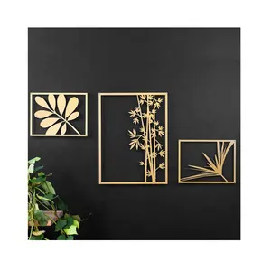 Décoration en métal découpée au laser Salon Chambre Hôtel Sculpture en métal Art mural en métal coloré Décoration - Product Image 1