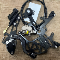 Kit de modification pour moto électrique tout-terrain Surron Ultra Bee, frein arrière hydraulique à double étrier, support de frein à pied, aluminium CNC 7075, performance professionnelle