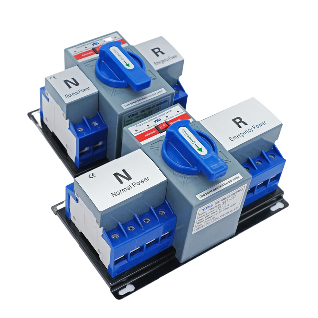 63A Automatic Generator 2P 3P 4P Transfer Switch Controller Ats Dual Power Changeover Switch