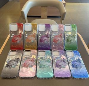 2025 moda elettrolitica Glitter specchio per il trucco custodia per telefono in acrilico custodia per iphone 17 Promax Samsung S25 ultra - Product Image 4