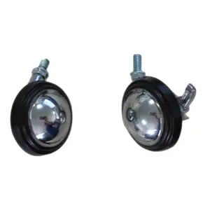 Cổ kim loại bóng bánh xe Ghế bánh vàng Kẽm hợp kim xoay phong cách OEM tùy biến cho bàn bi-a - Product Image 1