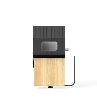 Cage à Oiseaux Chauffante Nid d'Oiseaux Intelligent avec Caméra IA Enregistrement Automatique des Étapes de Nidification Contrôle à Distance Vision Nocturne Alimenté par Énergie Solaire