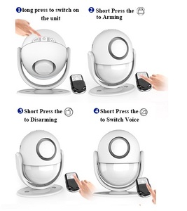 Para sistema de <span class=keywords><strong>alarma</strong></span> antirrobo <span class=keywords><strong>KERUI</strong></span> con sensor de movimiento alarmas de puerta y Sirena Control remoto 20 piezas Sensor de puerta/ventana de plástico - Product Image 2