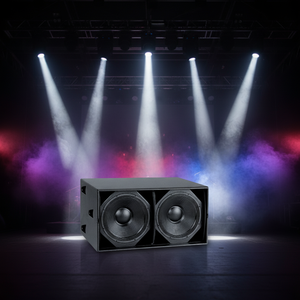 Sistema Audio professionale esterno passivo doppio <span class=keywords><strong>18</strong></span> pollici Woofer altoparlanti in legno con magnete al neodimio - Product Image 4