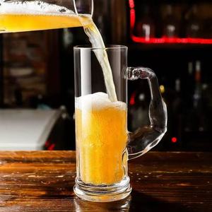 Venta al por Mayor <span class=keywords><strong>de</strong></span> Vasos <span class=keywords><strong>de</strong></span> Cerveza Transparentes Divertidos <span class=keywords><strong>de</strong></span> 600 ml y 20 oz, Vasos Grandes <span class=keywords><strong>de</strong></span> Vidrio con Asa para Bebidas, Cócteles y Jugos - Product Image 5