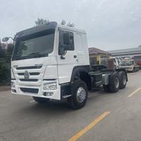 Venta al por Mayor de Camiones Tractores Sinotruk Howo 6x4 con Tracción en Todas las Ruedas, Camión Remolque Usado de 10 Ruedas
