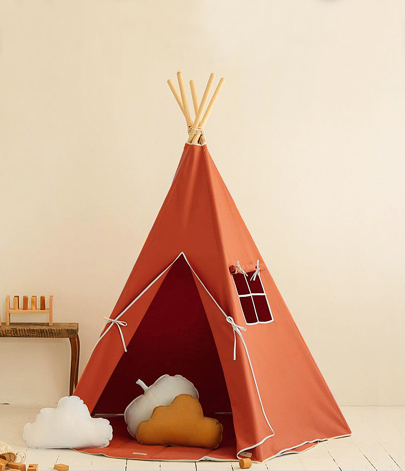 5 pole-red-each size 110cm,high 165cm