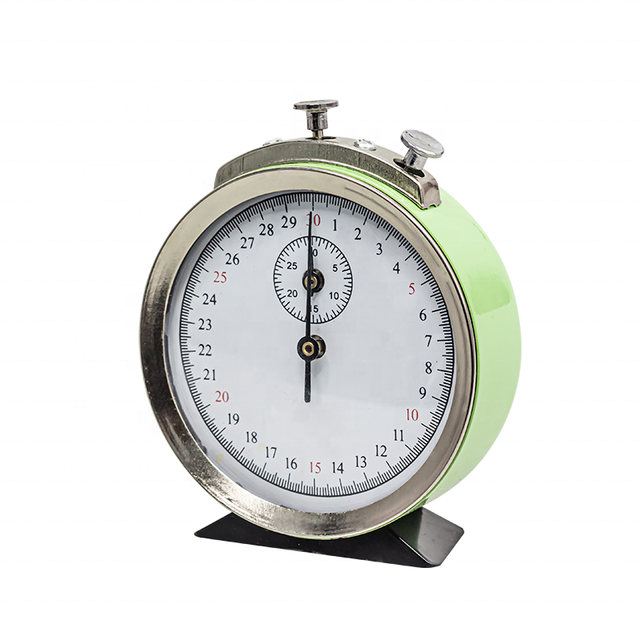 Professional Mechanical Stopwatch (Metal & Glass Green) CE ISO Certified for Education and Senior School Use