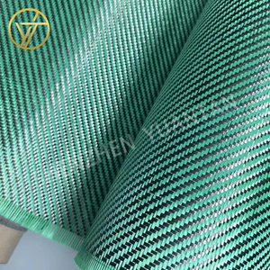 Tissu hybride de tissu de fibre d'aramide de carbone de vente directe d'usine tissu hybride de Kevlars de carbone pour des pièces de voiture - Product Image 3