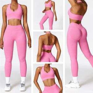 Yoke <span class=keywords><strong>New</strong></span> Đến Chất Lượng Tốt Nhất Phụ Nữ Tập Luyện Bộ Scrunch Mông Xà Cạp Cao Eo Phụ Nữ Xà Cạp Liền Mạch Phụ Nữ Phòng Tập Thể Dục - Product Image 3