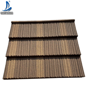 Longspan Loại Nhà Sản Xuất Của Đá Tráng Mái Tấm, Xây Dựng Giá Thấp Tây Ban Nha Kim Loại Màu Đá Tráng Lợp Ngói - Product Image 6