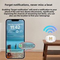 Traceur GPS Bluetooth pour chiens et chats, anti-perte, localisateur AirTag, balise intelligente compatible Apple Find My iOS, étanche, batterie 1 an