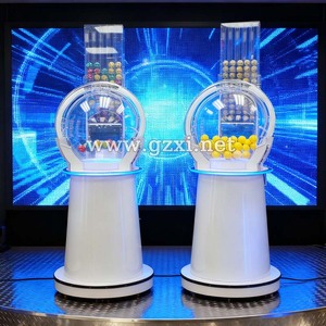 Air Blowing Real <span class=keywords><strong>Online</strong></span> Lucky Lotto Draw <span class=keywords><strong>Ping</strong></span> <span class=keywords><strong>Pong</strong></span> Ball Máquina de grúa de lotería Máquina de juego de lotería - Product Image 4