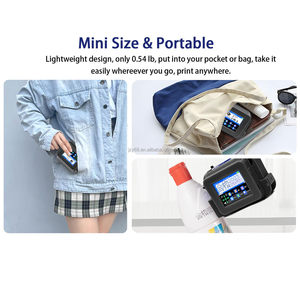 Stampante Inkjet TIJ Intelligente Miniaturizzata, <span class=keywords><strong>Macchina</strong></span> Codificatrice a Testina Singola da 12,7 mm, Marcatura di Precisione <span class=keywords><strong>600</strong></span> DPI per Magazzino, Logistica, Ufficio - Product Image 2